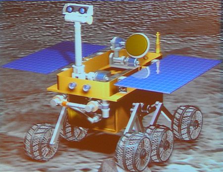 china moon rover robot