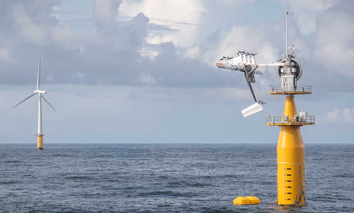 Makani’s floating energy kite system off the coast of Norway — August 2019