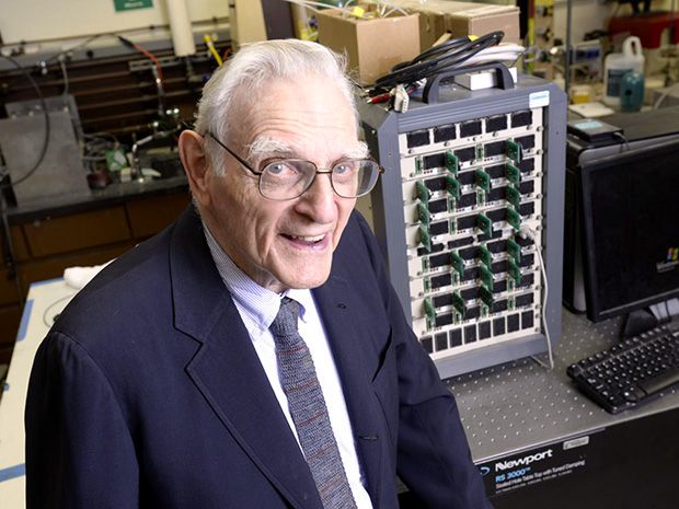 John Goodenough, co-inventor of the lithium-ion battery, heads a team of researchers developing the technology that could one day supplant it