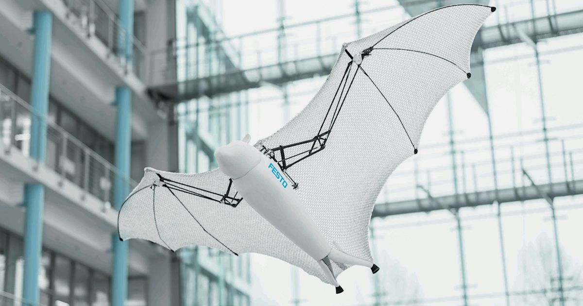 Festo’s New Bionic Robots Include Rolling Spider, Flying Fox