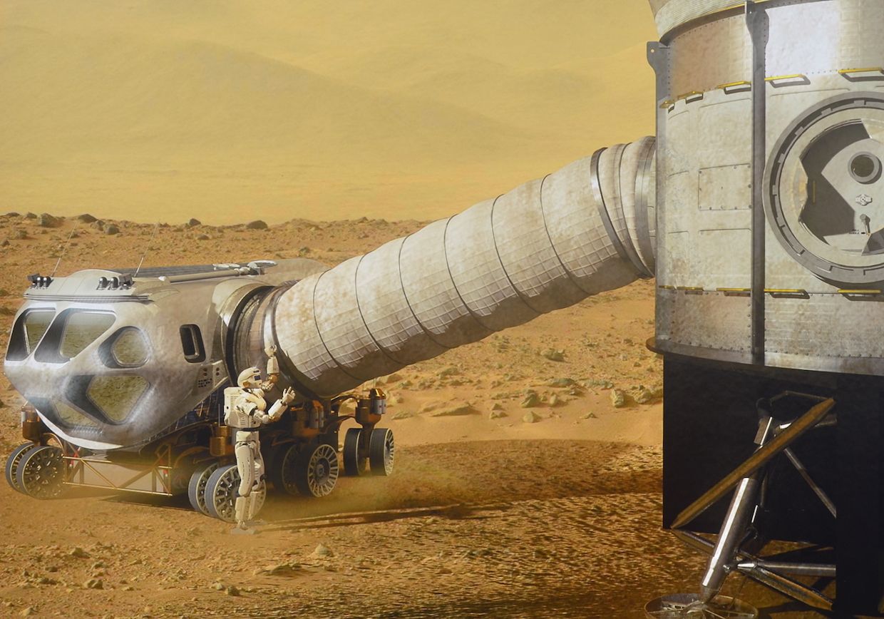 El humanoide Valkyrie de la NASA en Marte