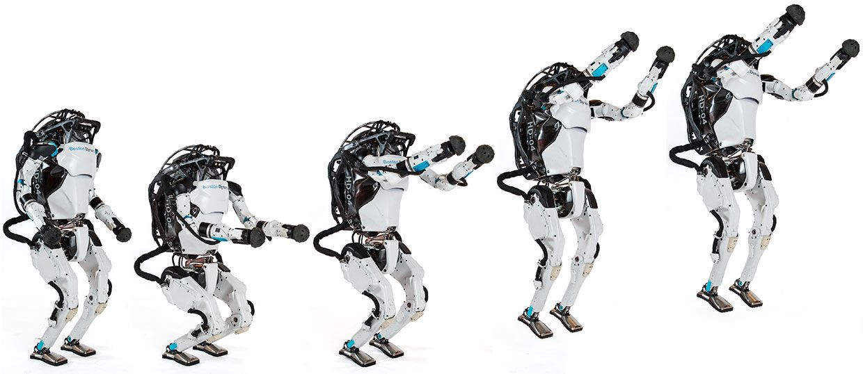 Boston Dynamics' Atlas jumping up