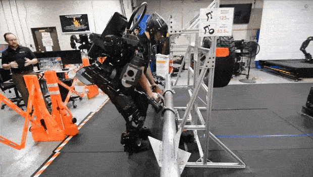 Sarcos XO exoskeleton demonstration