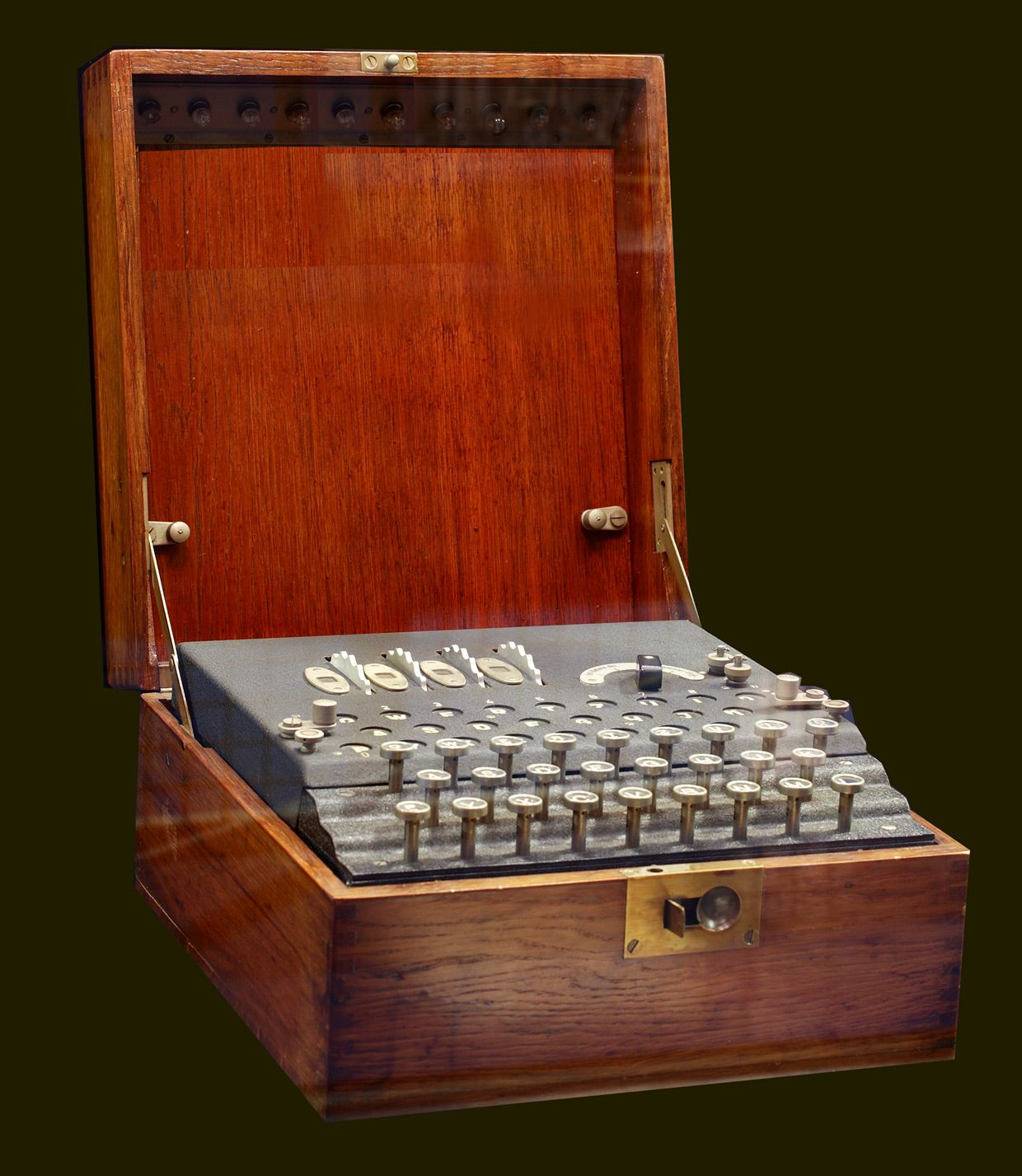 Enigma machine, 1939, SIRTI collection. 