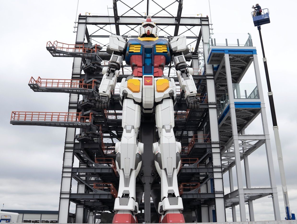 Giant Gundam Robot Is Nearly Complete 