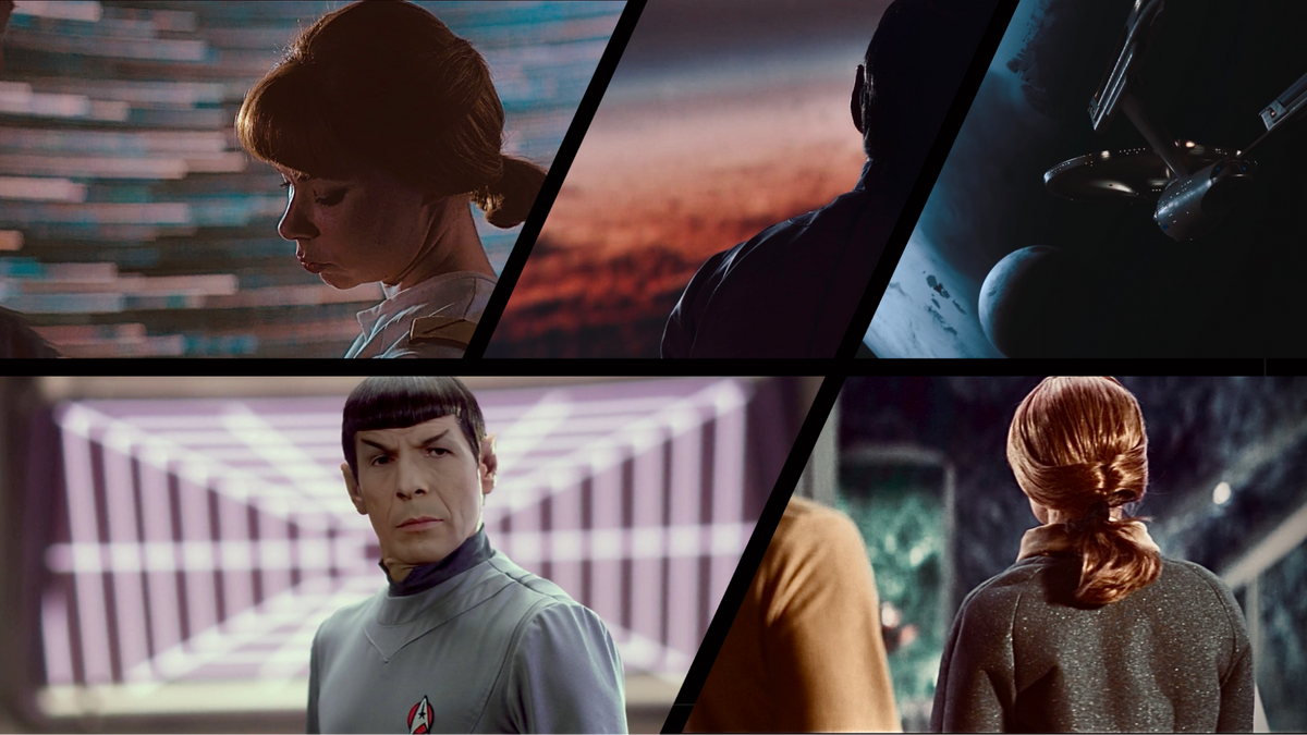 5 scenes from Star Trek episodes
