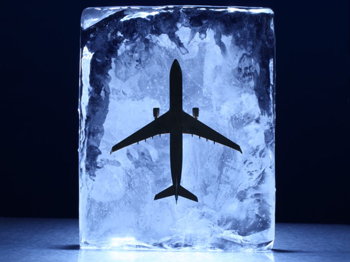 Harnessing Alpha Particles to Spot Aircraft Icing