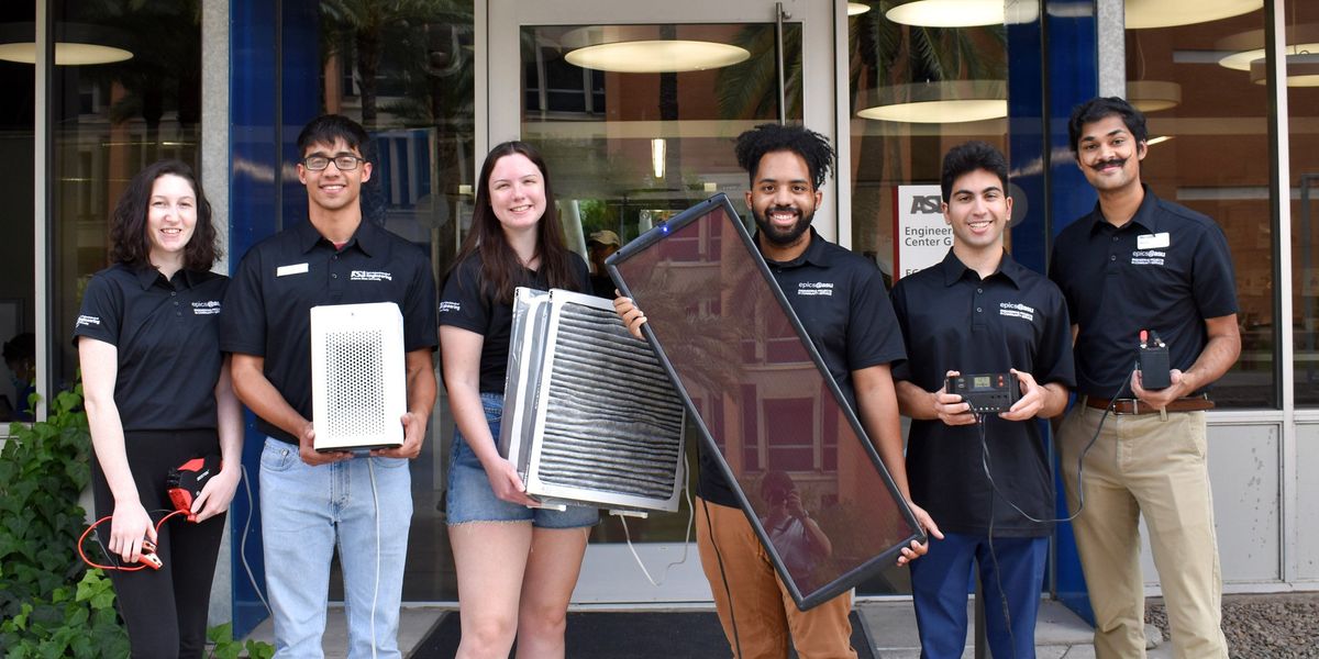 Des étudiants de l’État de l’Arizona développent un système de filtration de l’air à énergie solaire