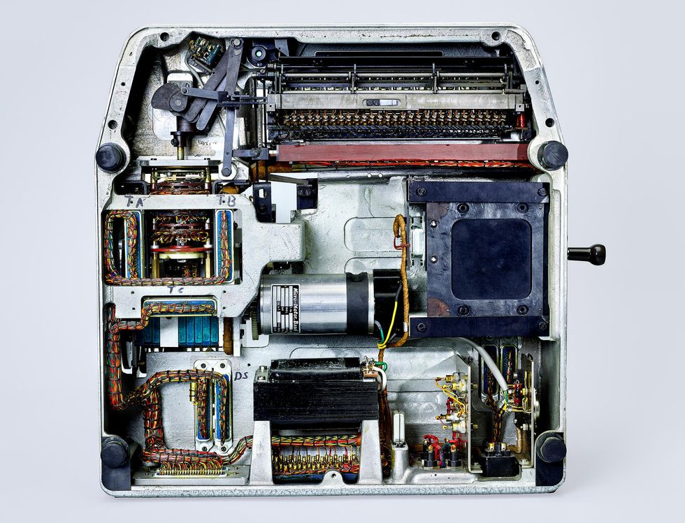 A photo of the inside of the HX-63.