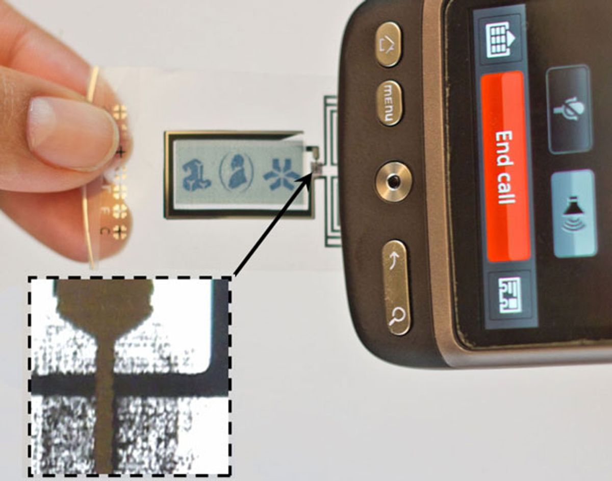 Printed Diode Is Fast Enough to Speak With Smartphones