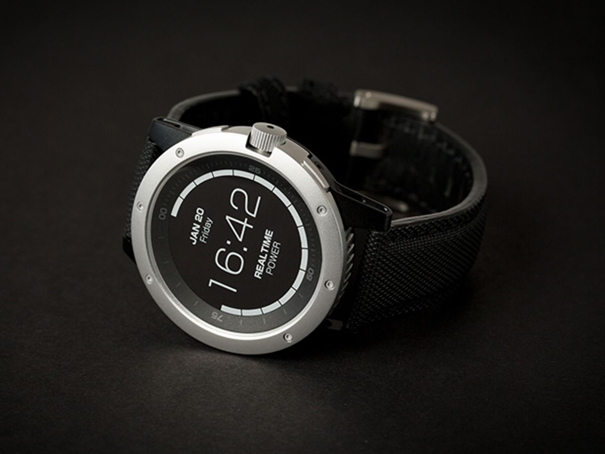 A self-powering watch from Matrix Industries uses thermoelectrics