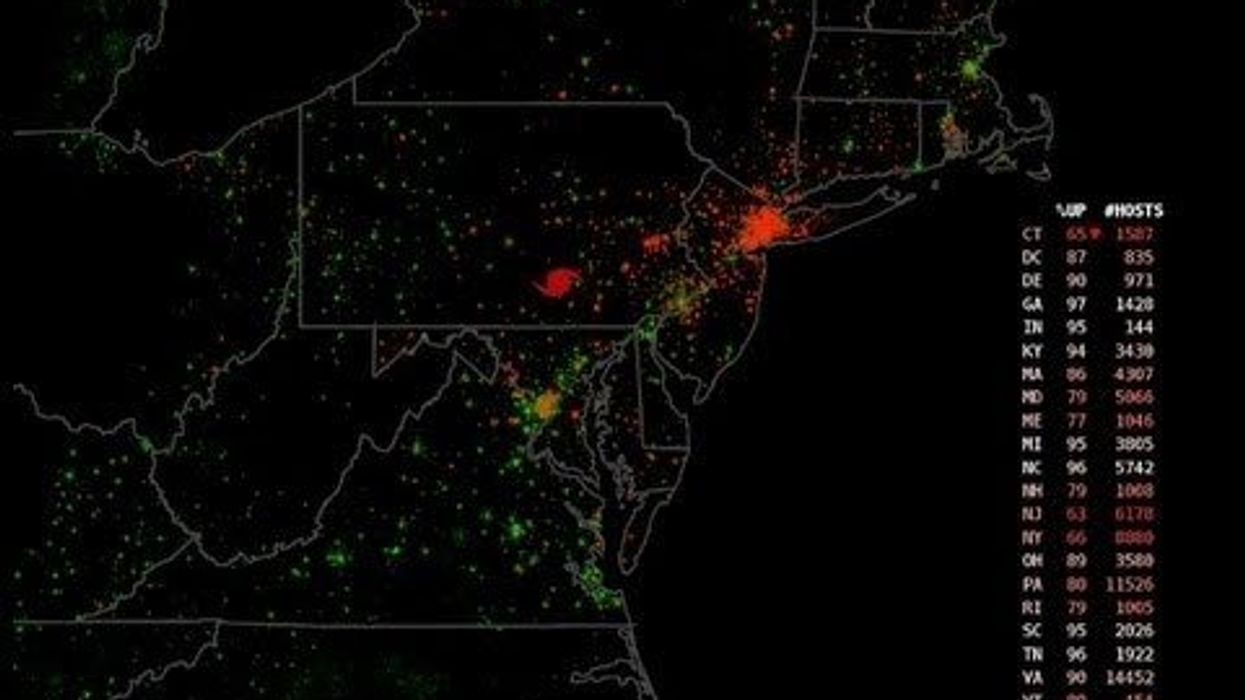 Tracking Internet Outages in Sandy’s Wake