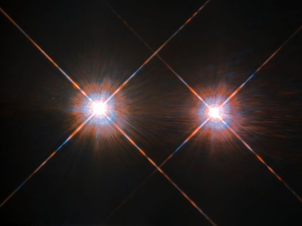 A pair of stars, Alpha Centauri A and Alpha Centauir B, form part of the closest star system to our own.