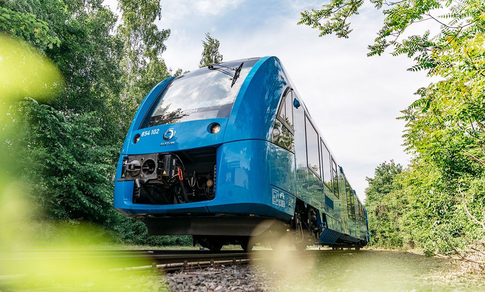 Alstom's Coradia iLint train in Germany