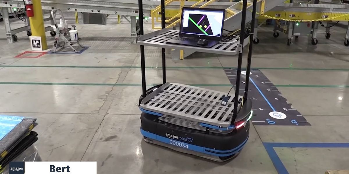 What’s Going on With Amazon’s “High-Tech” Warehouse Robots?