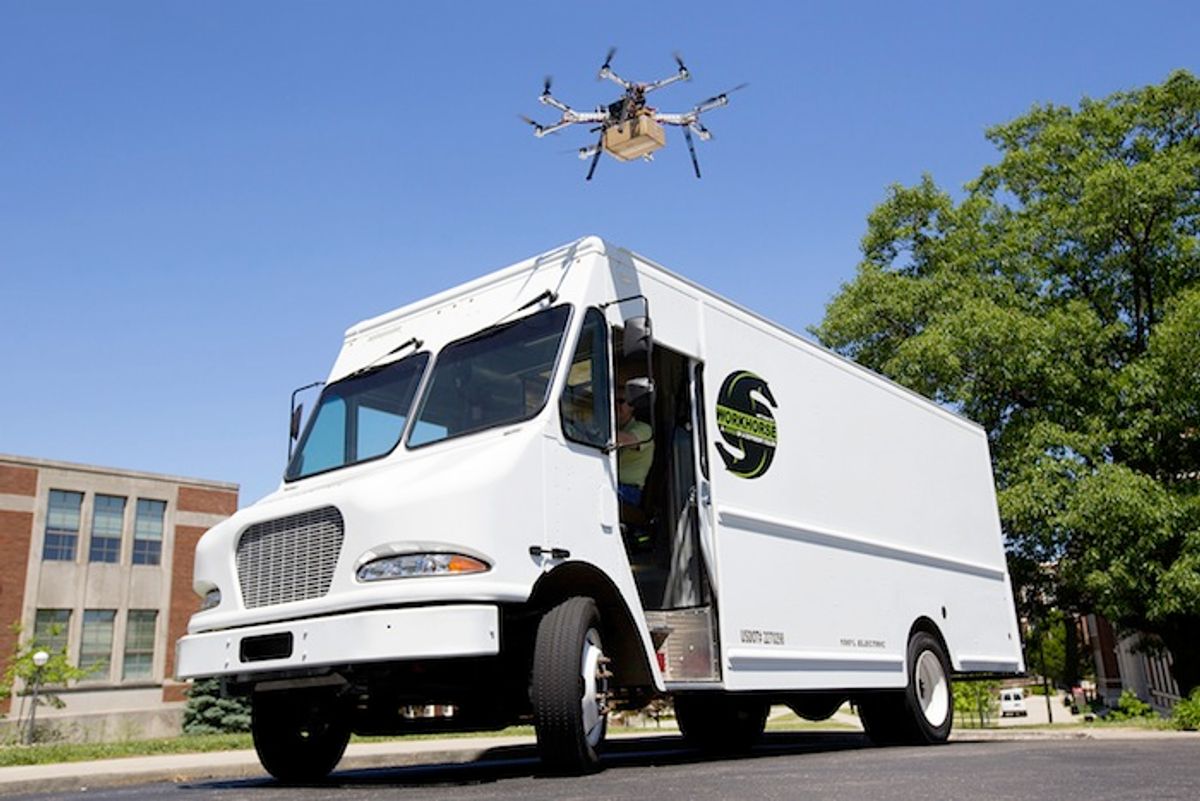 The Way to Make Delivery Drones Work Is Using...Trucks?