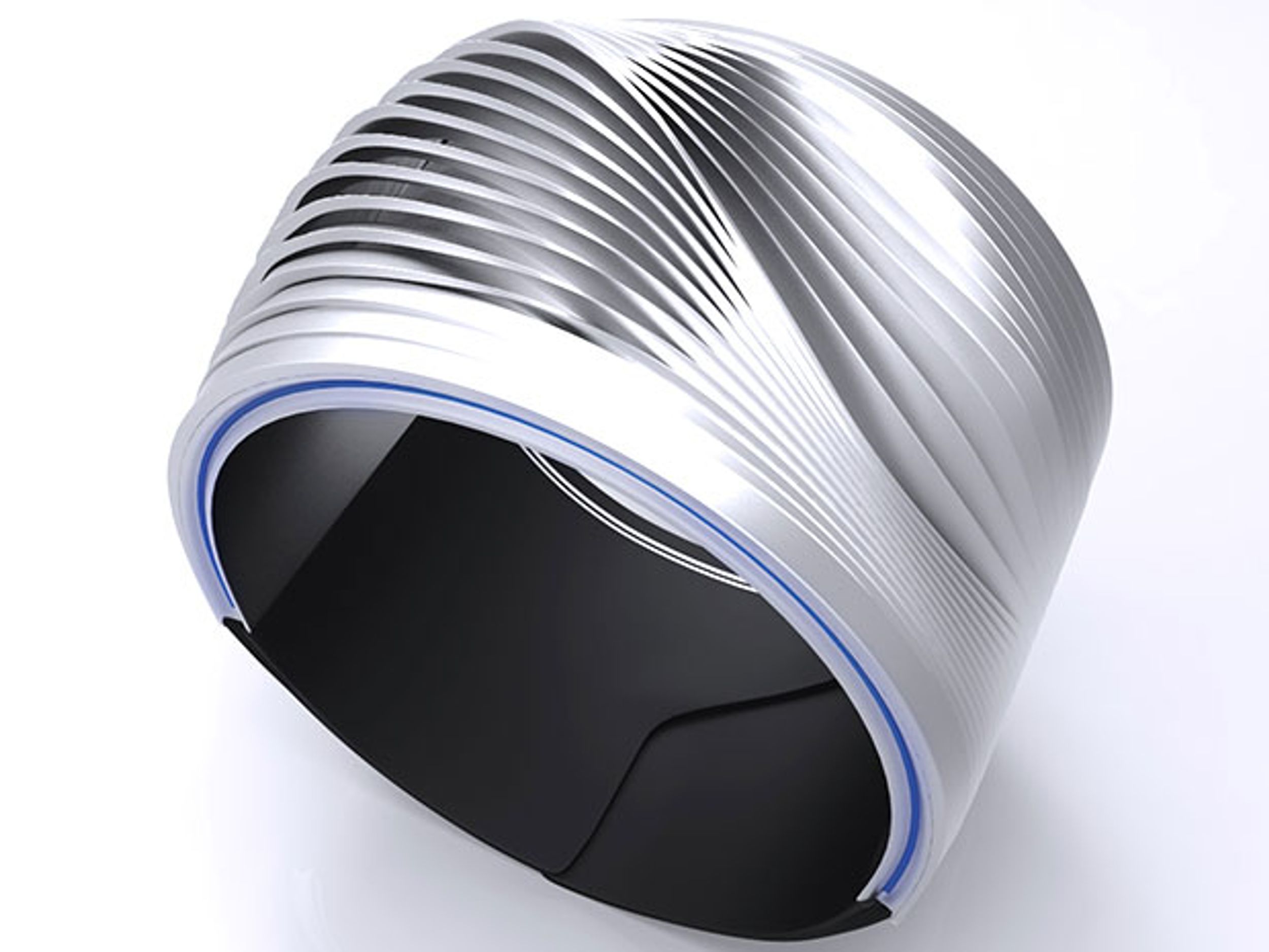An artist's rendering of EMBR Labs' thermoelectric wearable by Italian designer Niccolo Casas.