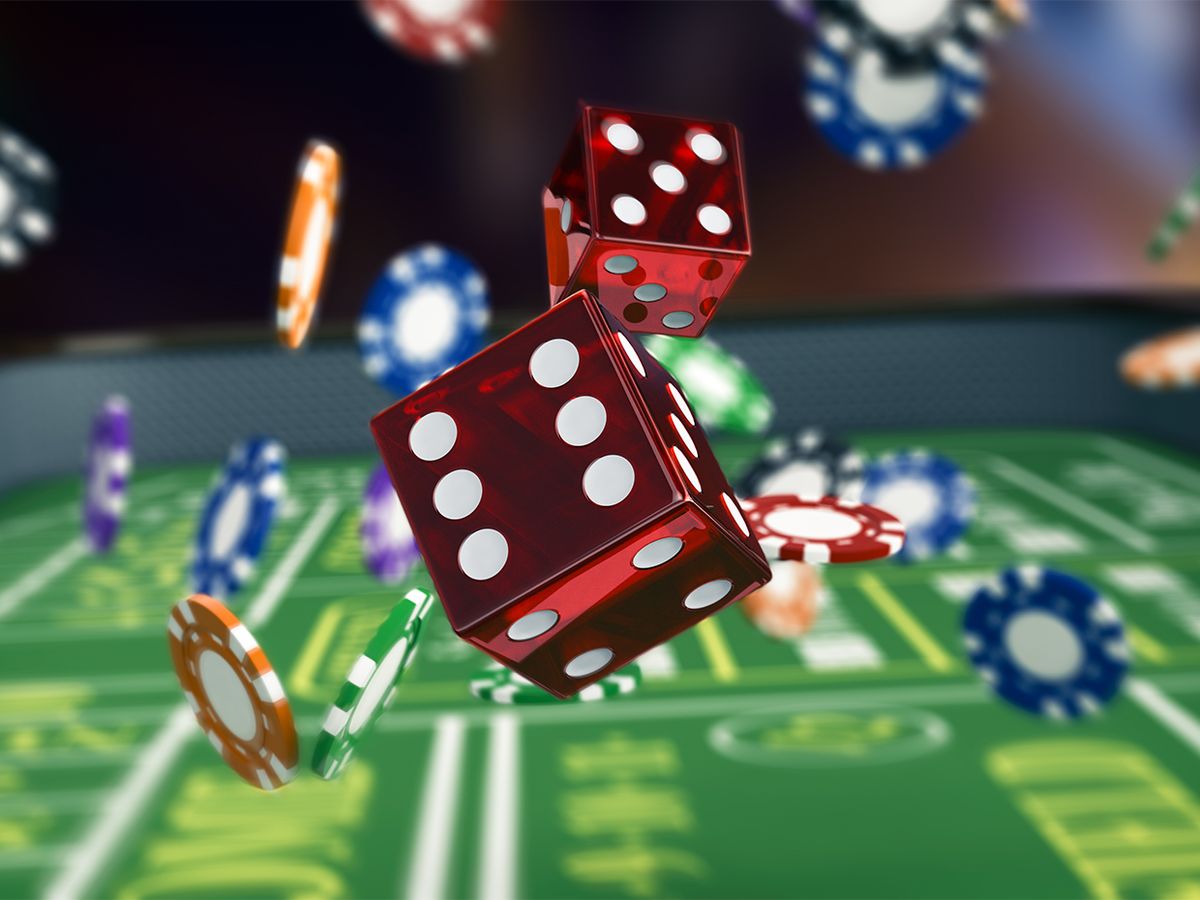 An image of dice and poker chips to illustrate a gamble.