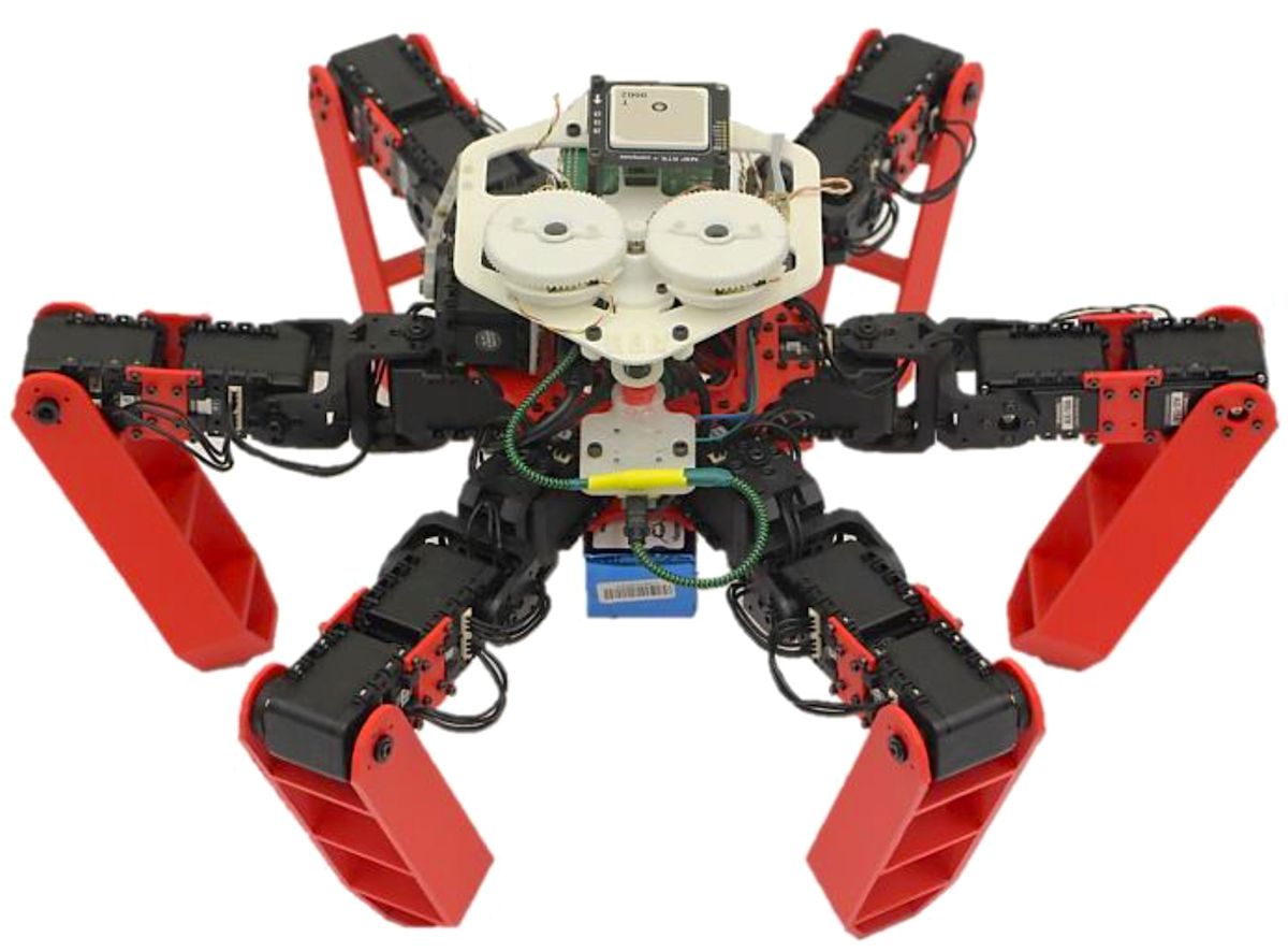 AntBot: A six-legged walking robot