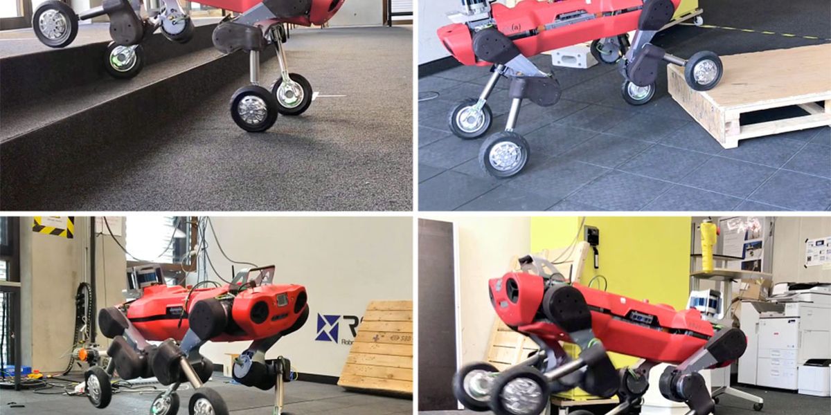 Wheels Are Better Than Feet for Legged Robots