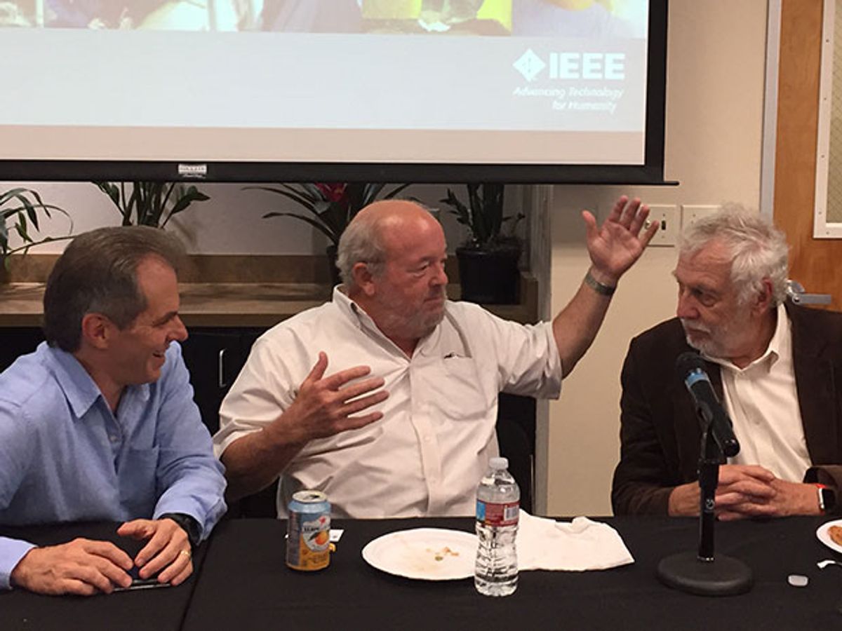 Atari alumni Owen Rubin, Al Alcorn, and Nolan Bushnell enthusiastically reminisce about their shenanigans in the early days of the company