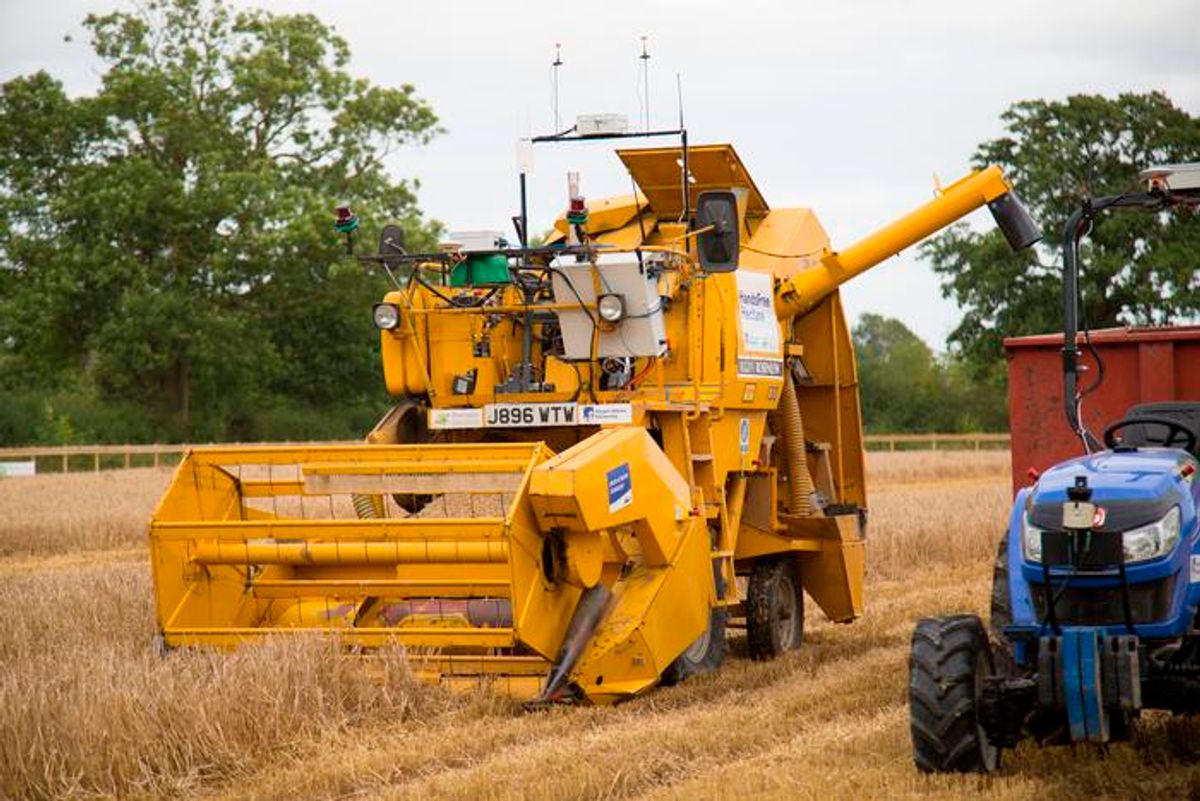 Autonomous Robots Plant, Tend, and Harvest Entire Crop of Barley