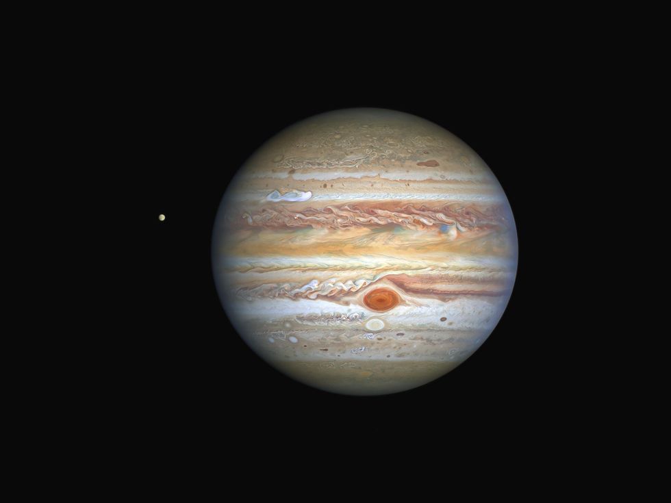 Back to original image of the planet Jupiter