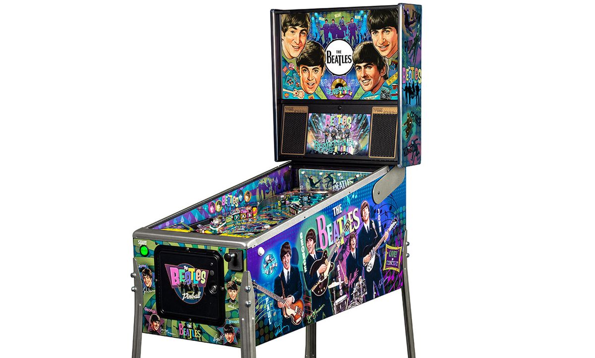 Beatles pinball machine from Stern Pinball.