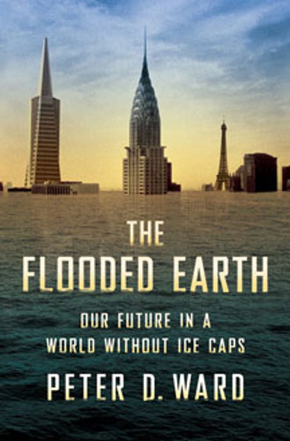 book cover  the flooded earth