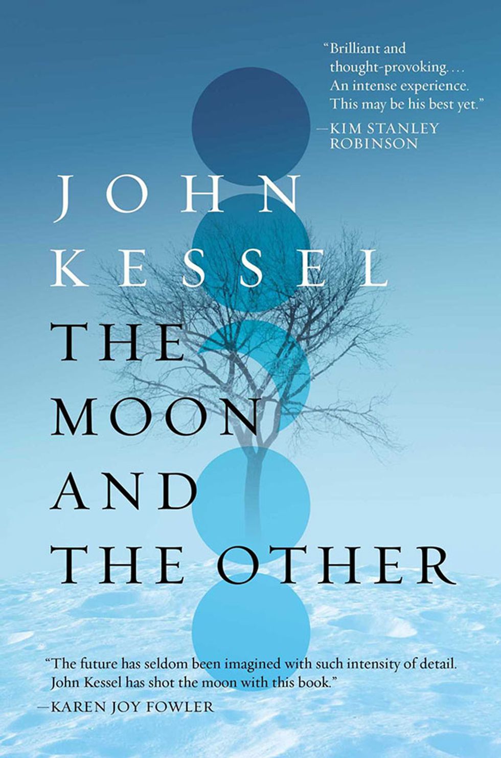 Book cover, 'The Moon and the Other'