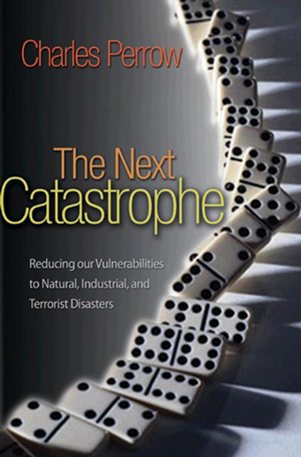 book cover, 'The Next Catastrophe'