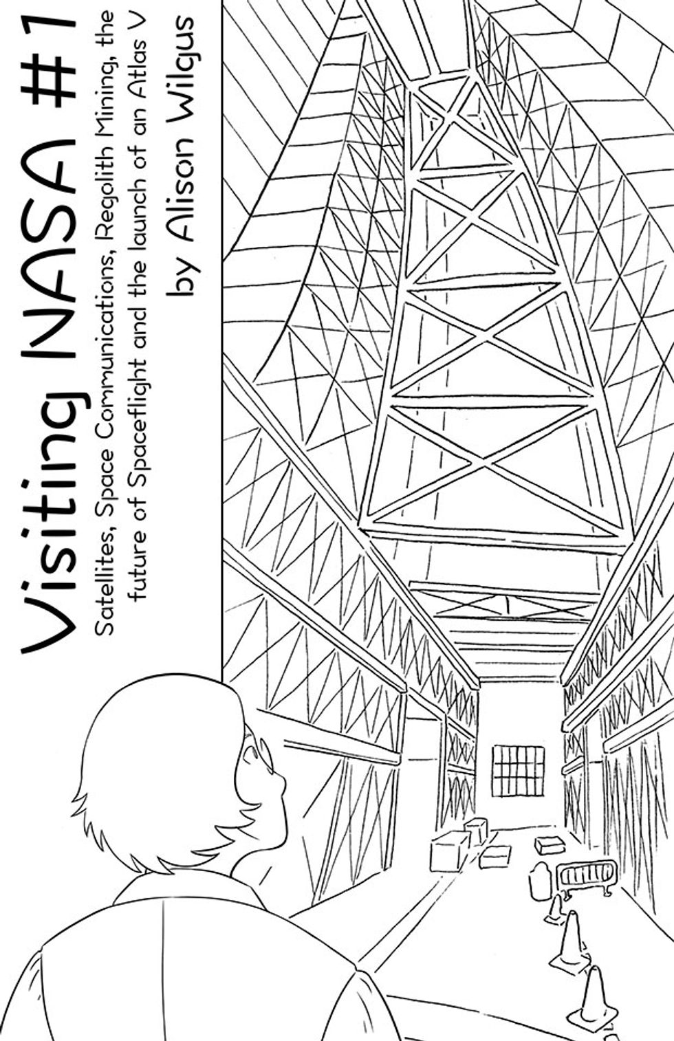 Book cover, 'Visiting NASA'