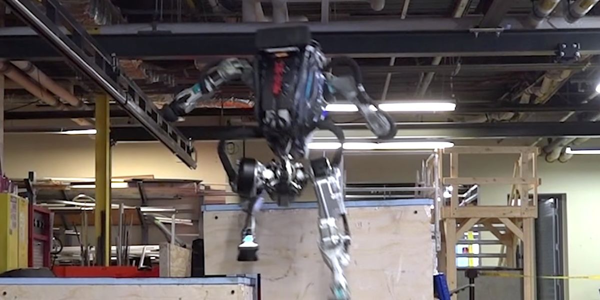 Boston Dynamics' Atlas Robot Shows Off Parkour Skills