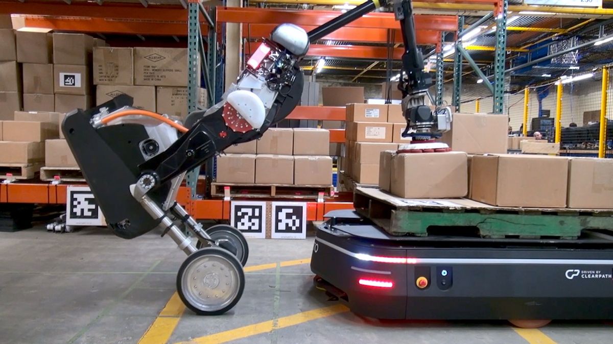 Boston Dynamics' Handle robot and OTTO Motors