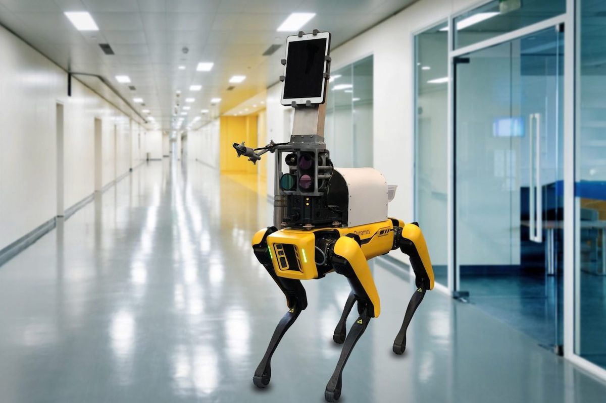Boston Dynamics' Spot robot can be used in COVID triage tents