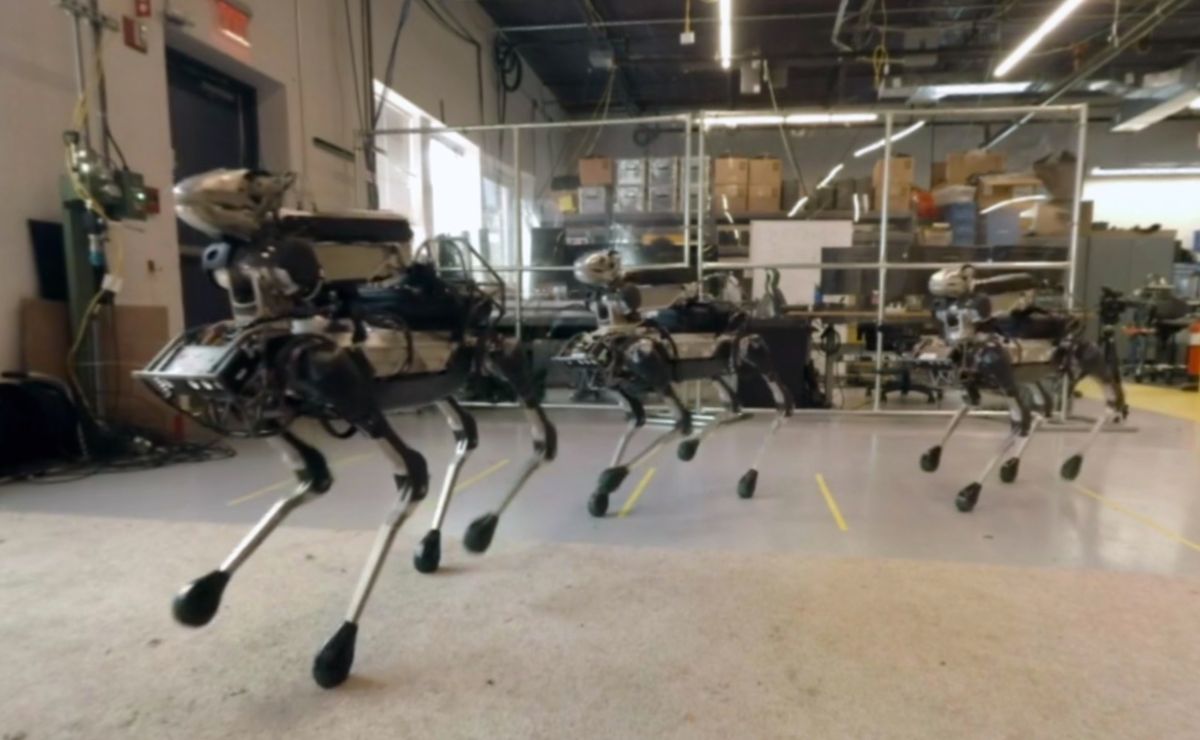 Boston Dynamics' SpotMini robots