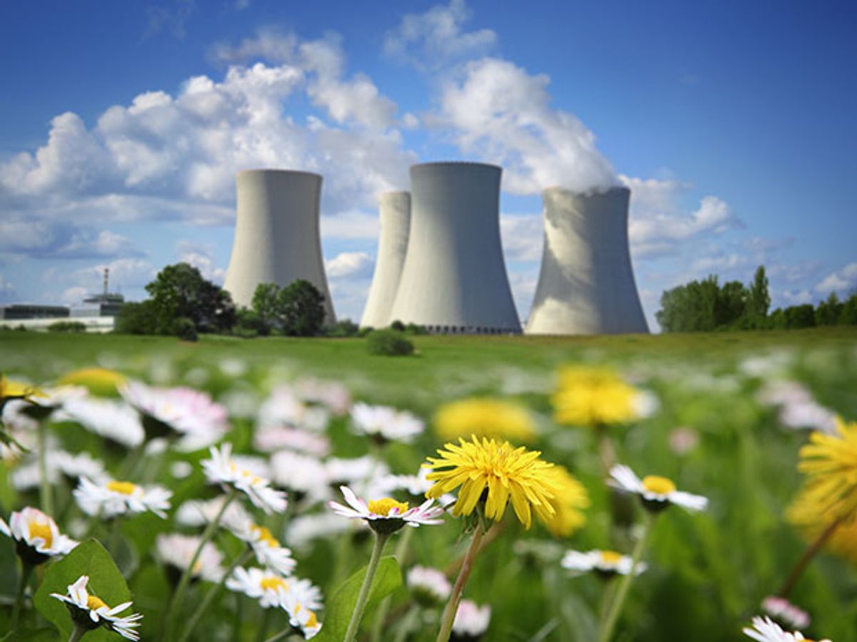Can nuclear power plant operators remake the fission plants' image so that they'll be considered environmentally friendly as renewables?