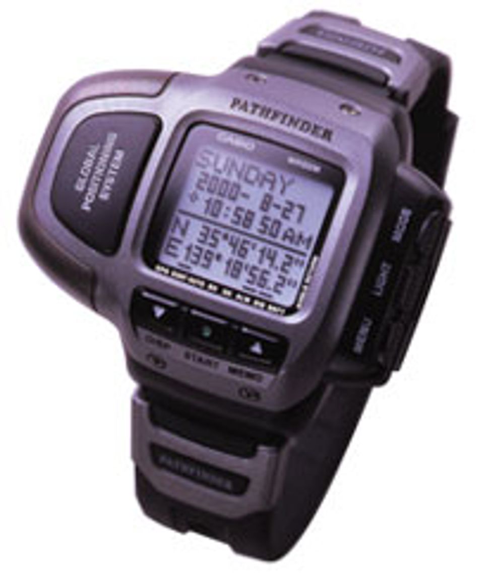 casio GPS pathfinder wristwatch