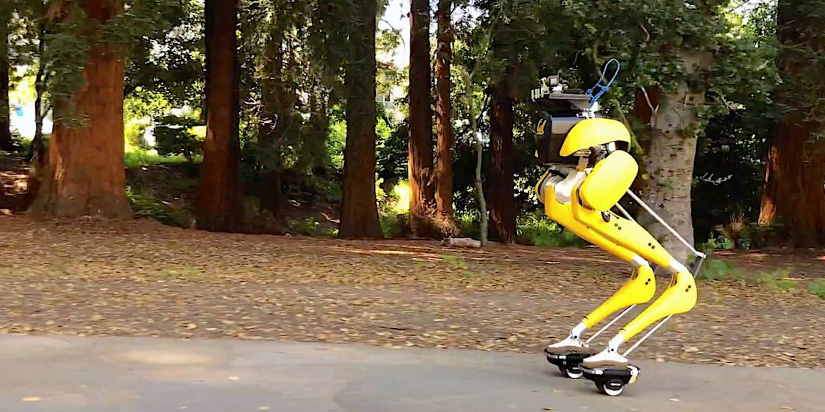 This Robot Ostrich Can Ride Around on Hovershoes