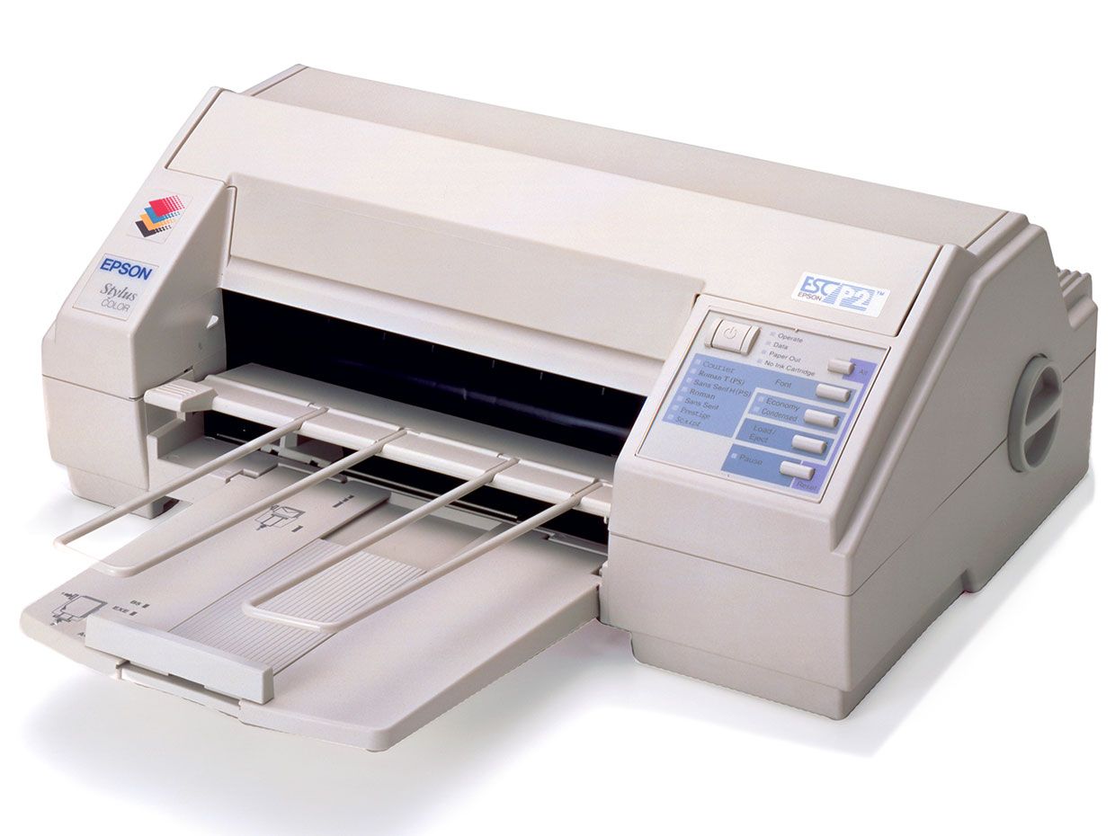 The Epson Stylus Color printer.