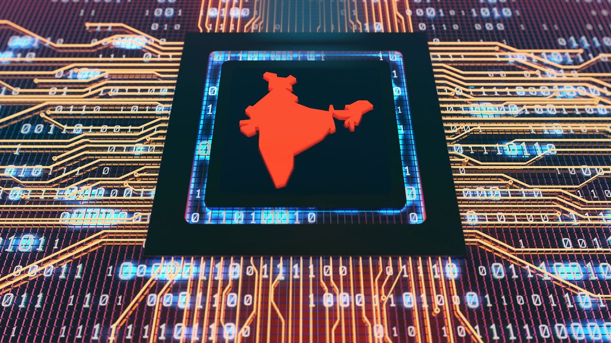 computer-chip-with-a-map-of-india-on-top