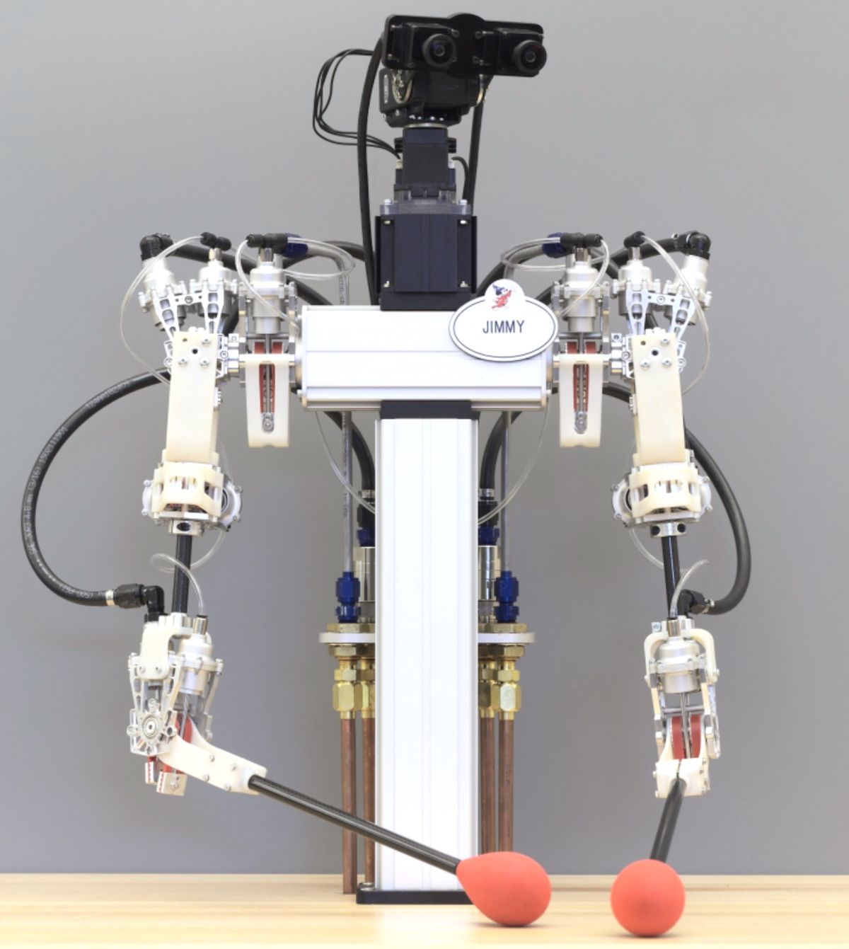 Disney Research's Jimmy, a robot powered by fluid air-water actuators
