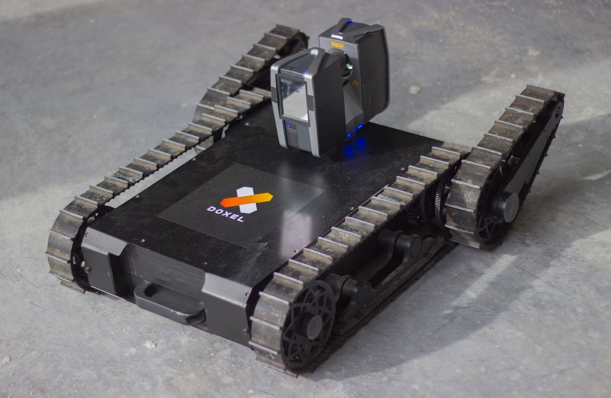 Doxel's lidar-equipped robot for construction site monitoring