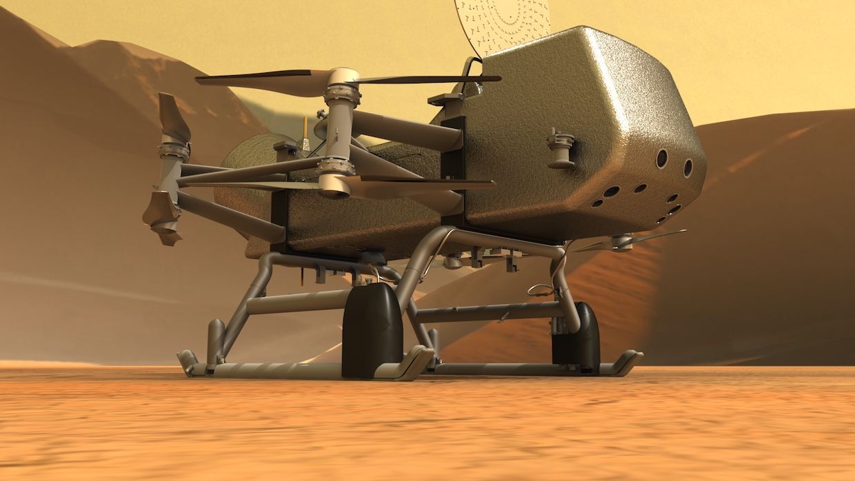 NASA Is Sending a Flying Robot to Saturn's Moon Titan