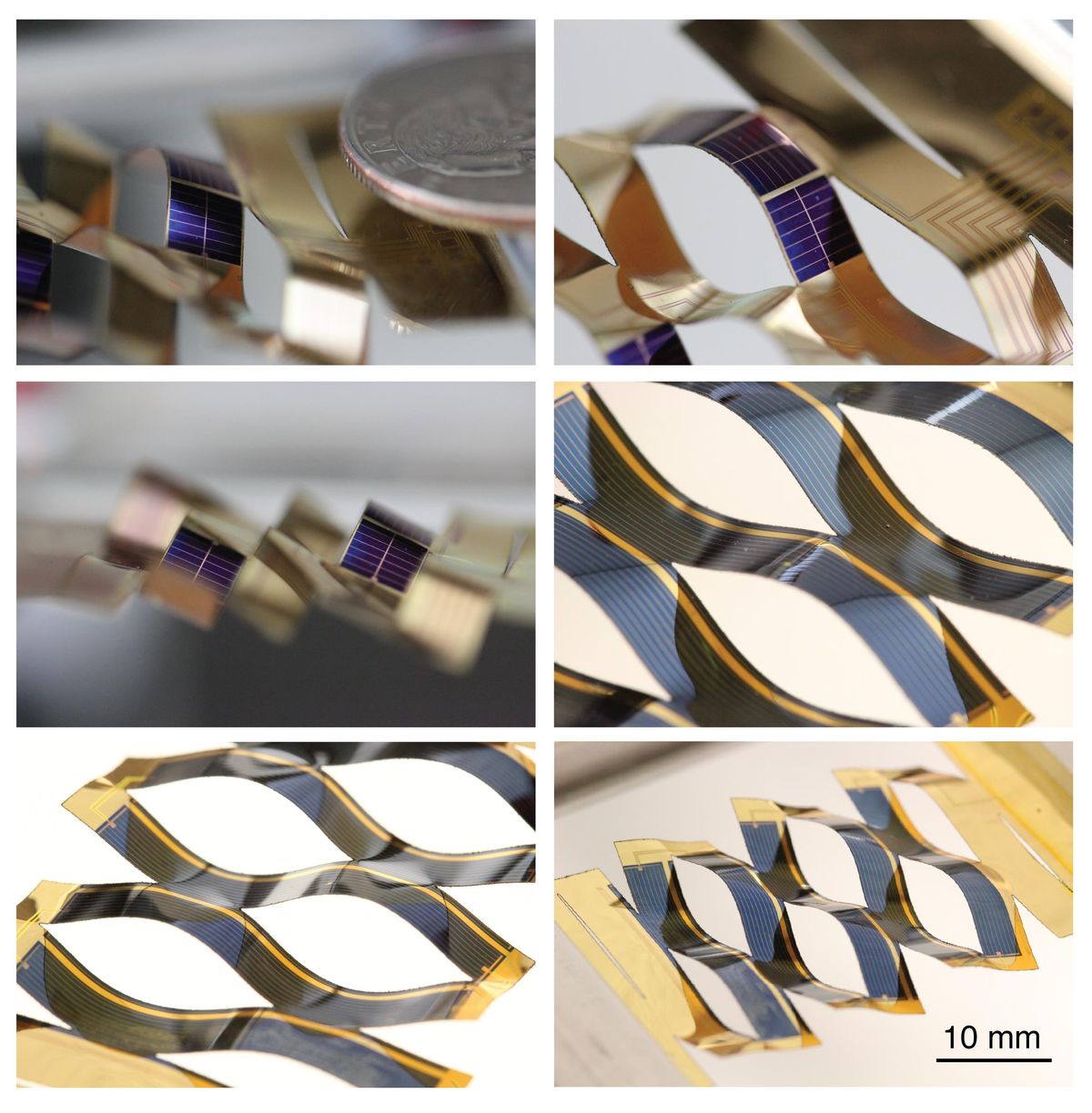 Japanese Paper Cutting Trick for Moving Solar Cells
