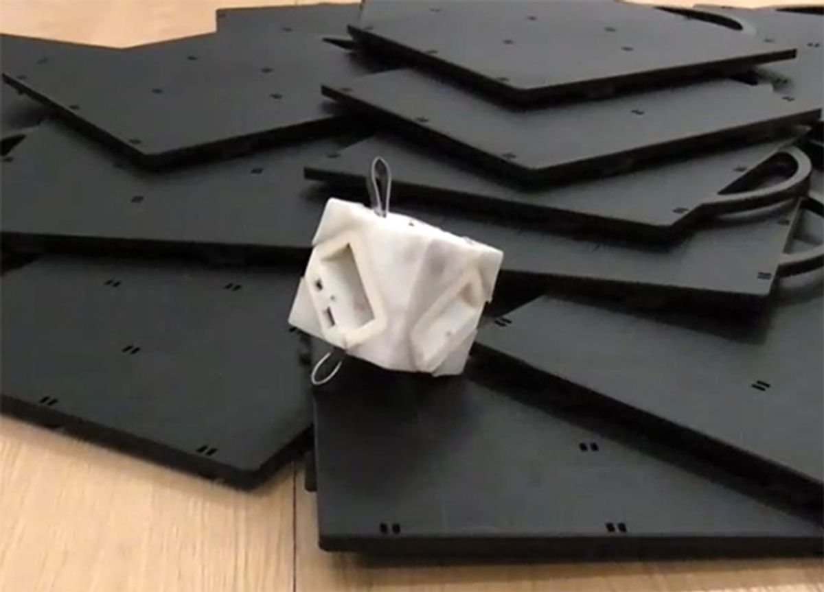 MIT's Cube Robot Uses Springy Metal Tongues to Jump