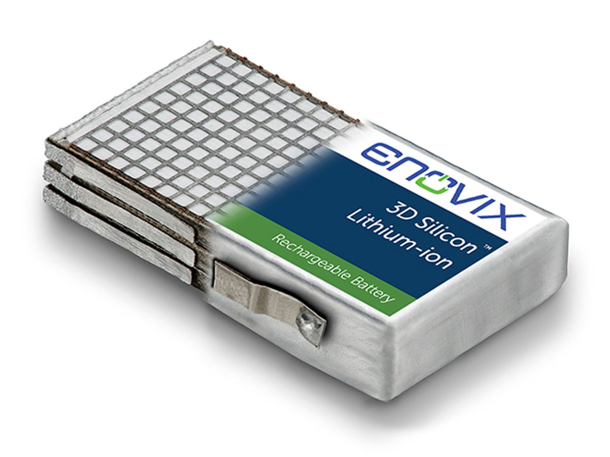 Enovix 3D Silicon Lithium-ion Battery