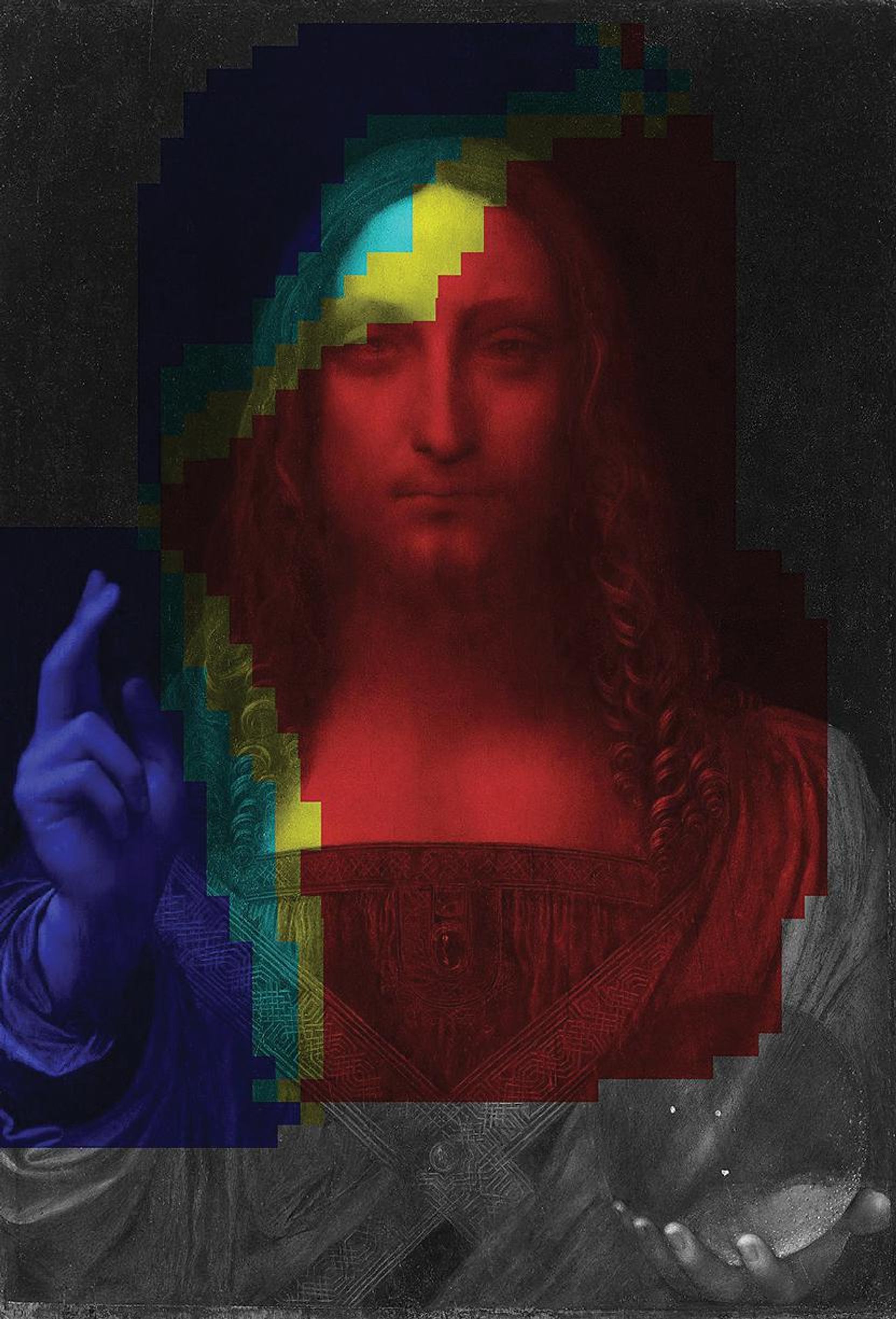 A probability of Leonardo's Salvator Mundi.
