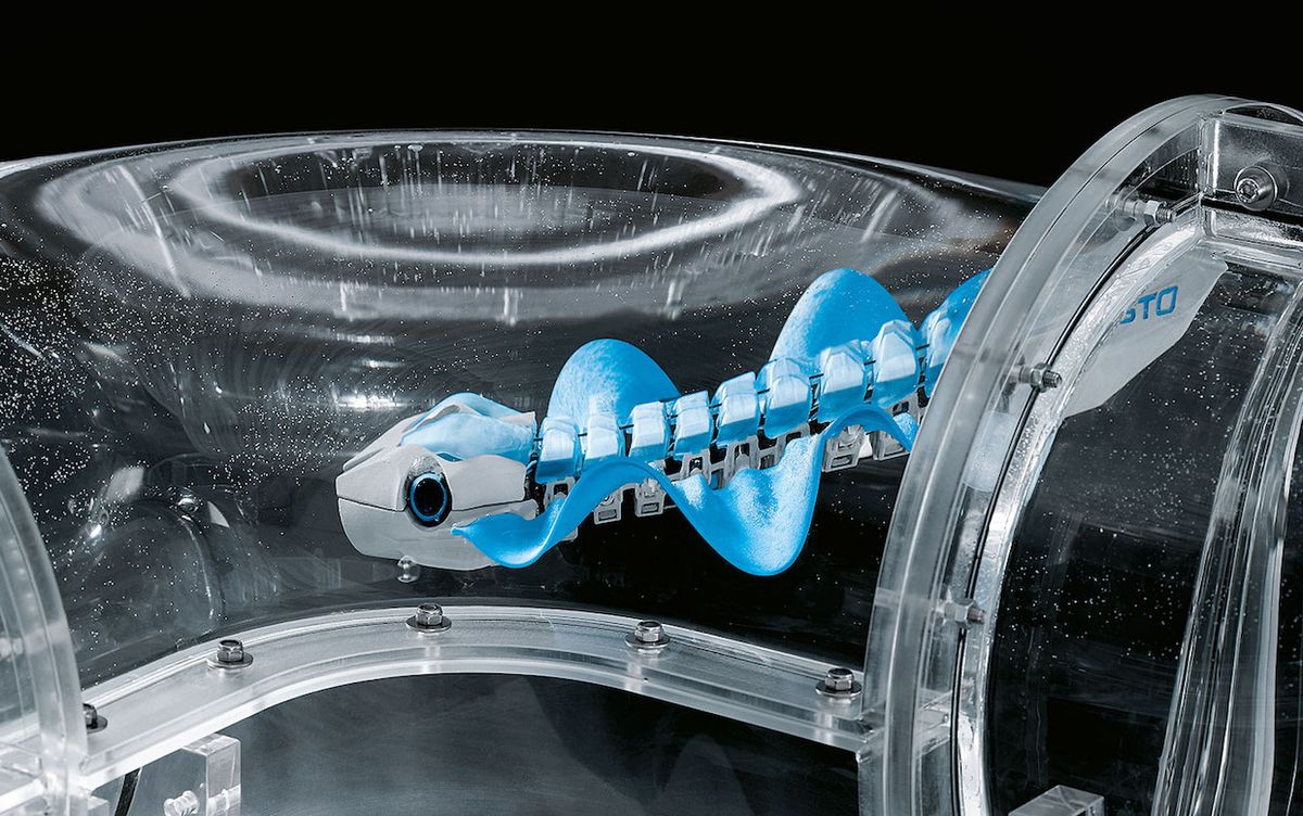 Festo's BionicFinWave robot fish