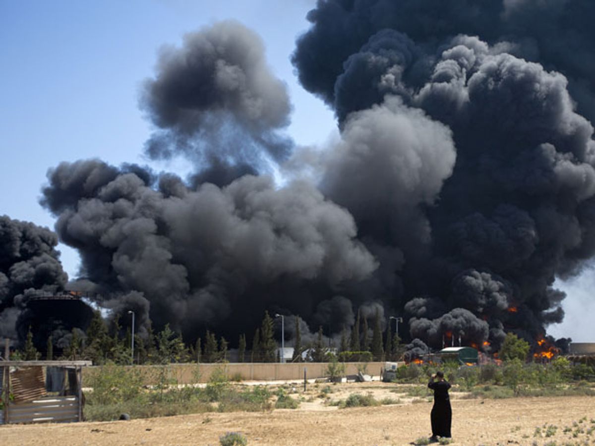 Gaza Power Station Wrecked